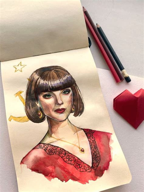Красная королева арт