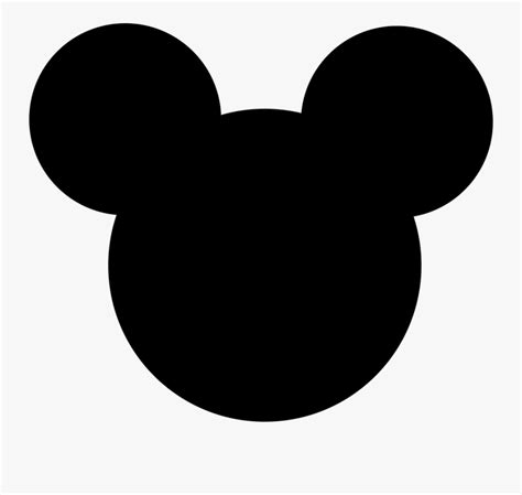 Mickey Mouse Head Svg Mickey Mouse Silhouette Vector Svg And Etsy Images