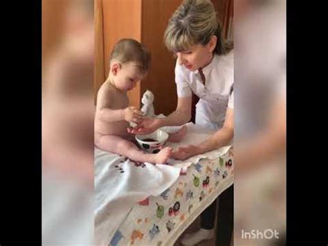 Детский массаж дома - YouTube