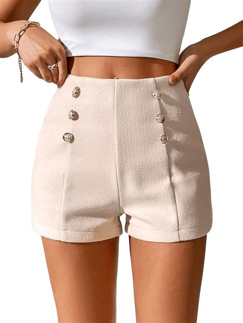 Short De Cintura Alta - Crop Top Con Shorts De Cintura Alta