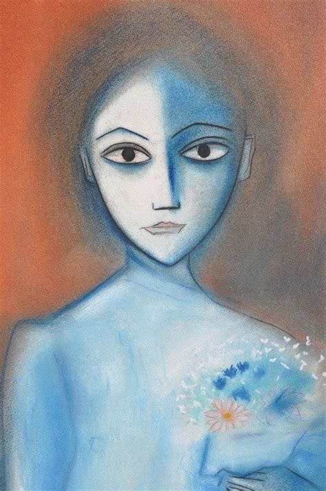 Girl with Flowers - SOLD - Tiffany Jones Fine Art Consultant