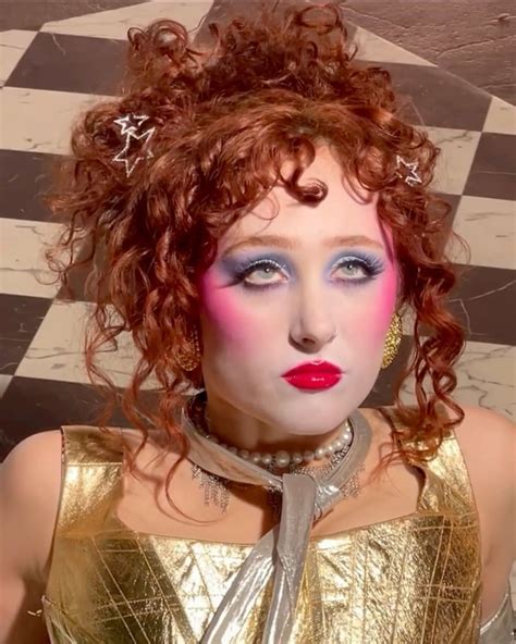 chappell roan behind the scenes of her NME shoot | Makeup inspiration