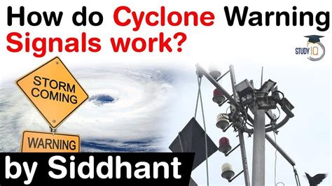 How do Cyclone Warning Signals work? Science behind Tropical Cyclones explained #UPSC #IAS - YouTube