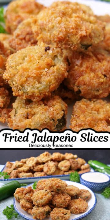 Fried Jalapeno Slices - Deliciously Seasoned