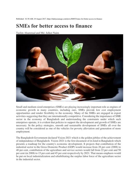 smes   access  finance