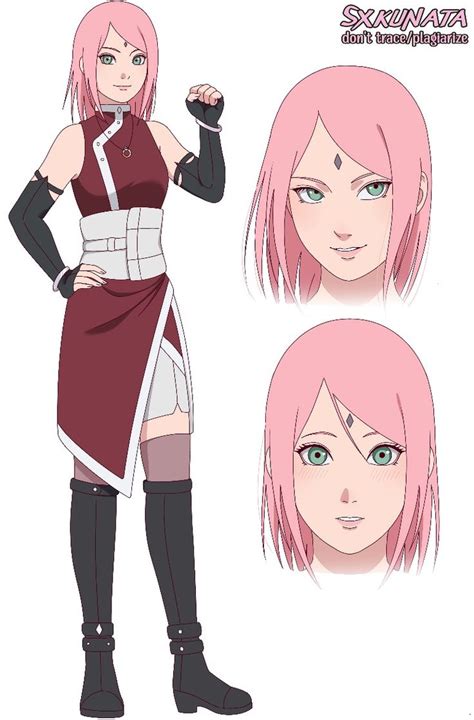 Sakura Haruno Hyuga Final Design | Personnages naruto, Image coloriage ...