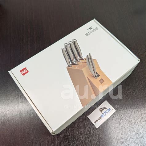 Набор ножей Xiaomi Huo Hou Nano Knife на подставке, 5 предметов ...