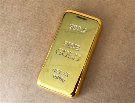 Gold Bar Shaped Paper Weight - GMA Products