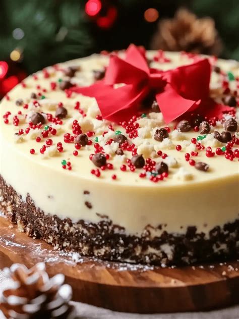 Delicious Christmas Sugar Cookie Cheesecake You’ll Love - Recipes by Alyssa