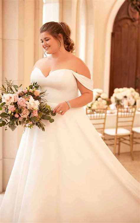 Plus size satin wedding dresses 60 photos - Astyledwedding.com