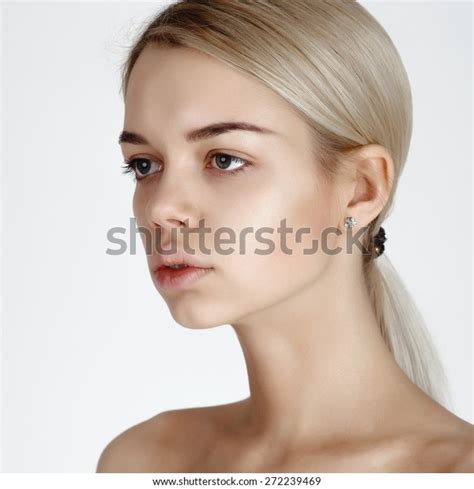 erotic portrait nude beautiful woman sexy stock photo