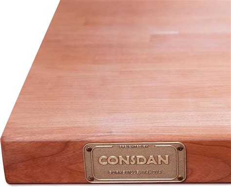 Butcher Block Counter Top, Grown Cherry Solid Hardwood Countertop, Wood