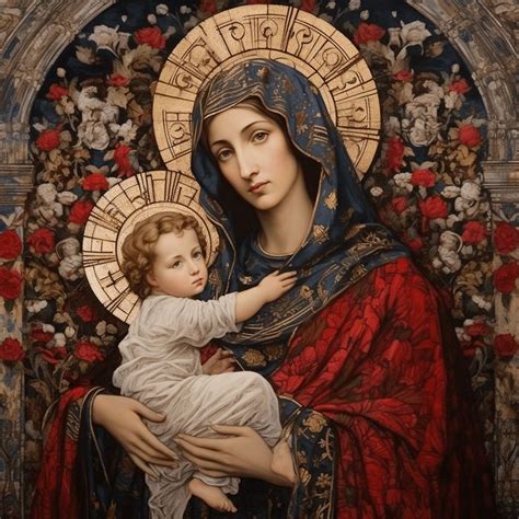 mary mother  god virgin mary art catholic artwork mother mary images