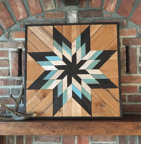 Reclaimed Wood Wall Art Wood Wall Art Rustic Decor | Etsy | Painted ...