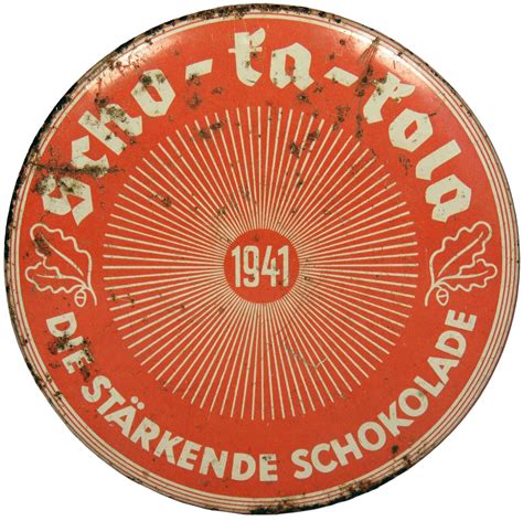 Wehrmacht hardening chocolate tin 1941- Scho-Ka-Kola
