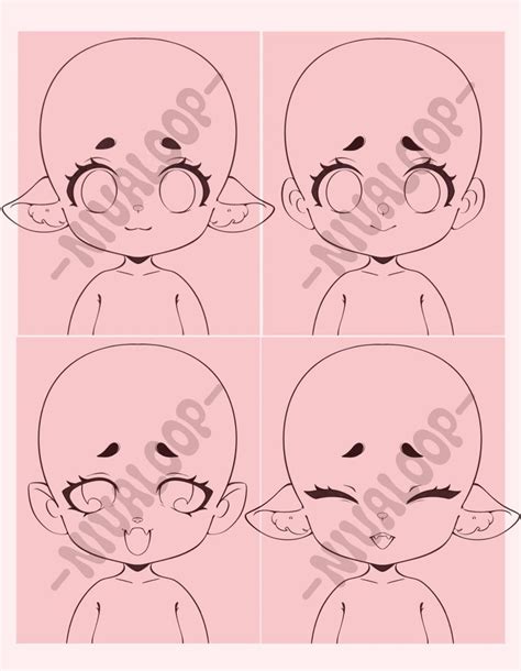 Chibi Png Vtuber Base - Etsy