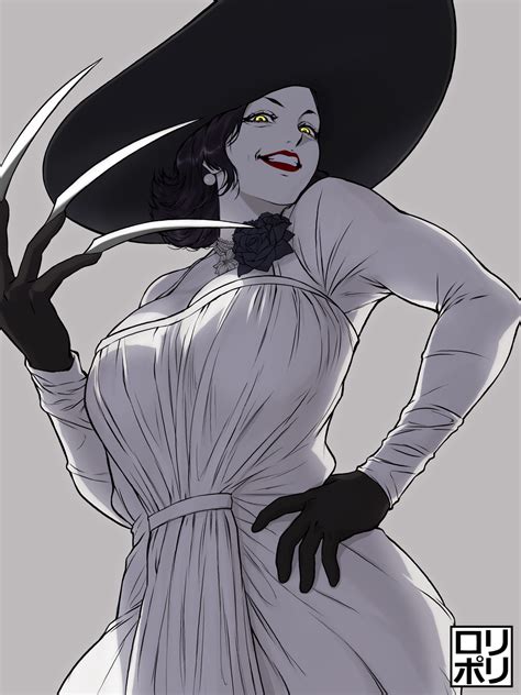 Lady Dimitrescu Daughters Fanart - lady dimitrescu fanart by me / full