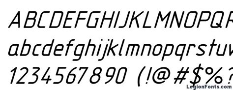 Шрифт GOST 2.304 81 type B italic скачать бесплатно / LegionFonts