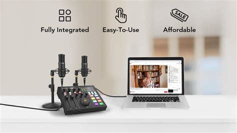 portable production studio  multichannel mixer pre amp voice fx