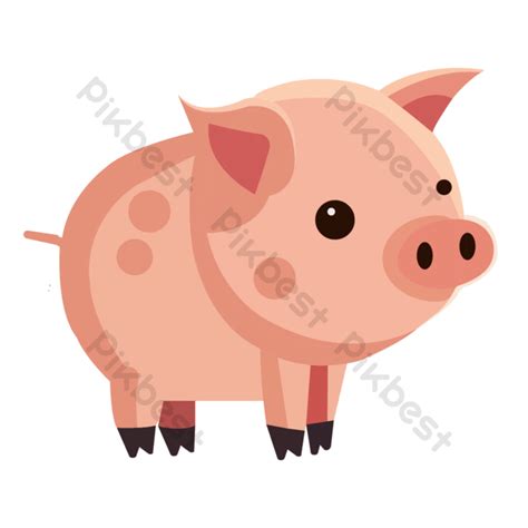 Charming Piggy Cartoon Lapel Pins PNG Images | AI Free Download - Pikbest
