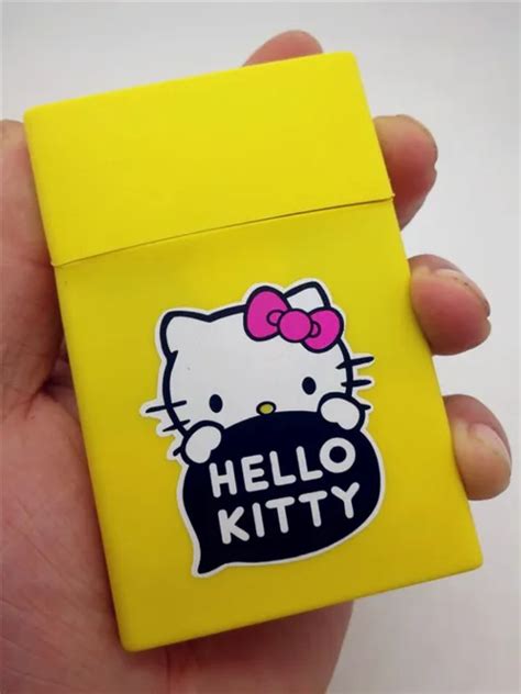 Lady Hello Kitty Silicone Soft Cigarette Case Cover Girl Duck Cartoon ...