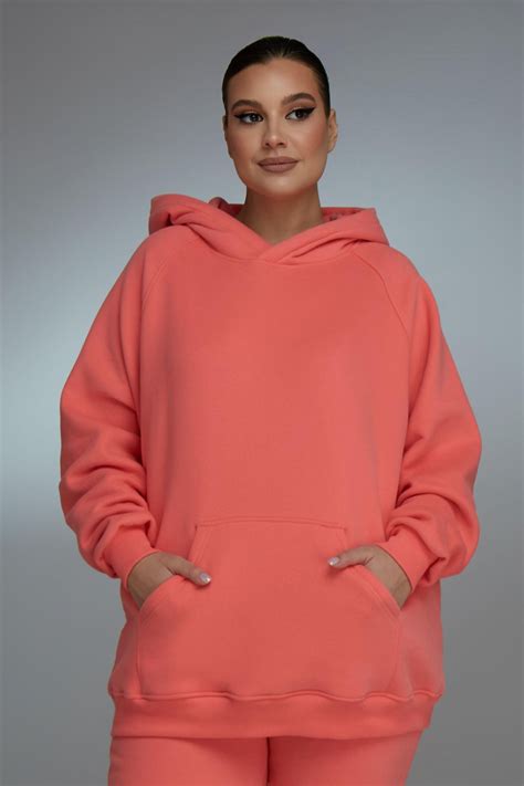 Розовое худи relaxed fit с утеплителем — купить в интернет-магазине ...