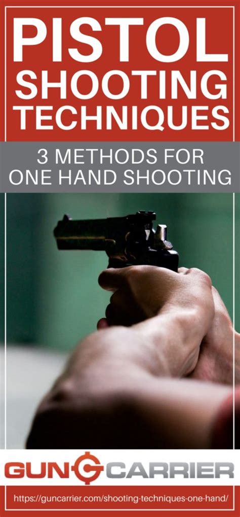 Pistol Shooting Techniques: Three Methods For One Hand Shooting