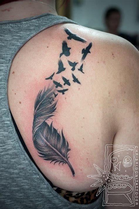 Feather/birds tattoo. LOVE. | Feather tattoos, Feather bird tattoo ...