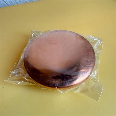 七宝焼素材 材料 素地 蓋物 銅 直径7cm 小物入 工芸 金工 合子 - メルカリ