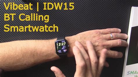 Vibeat IDW15 Smartwatch review | Bluetooth Calling Smartwatch - YouTube