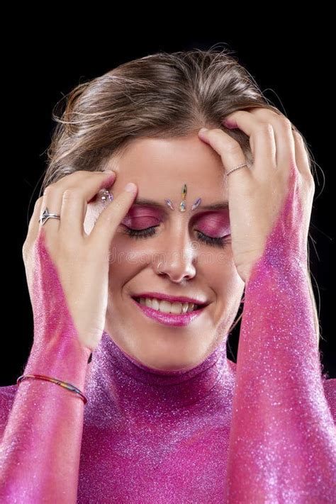 woman nude body paint art stock   royalty  stock