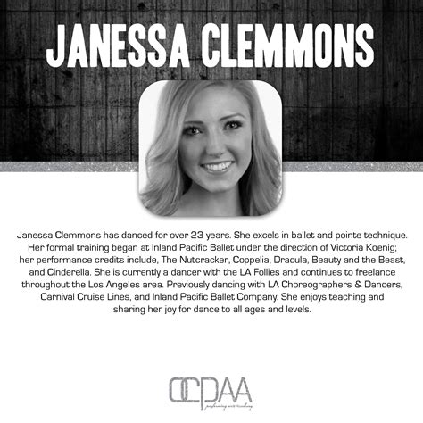 Janessa Clemmons – OCPAA Dance Studio