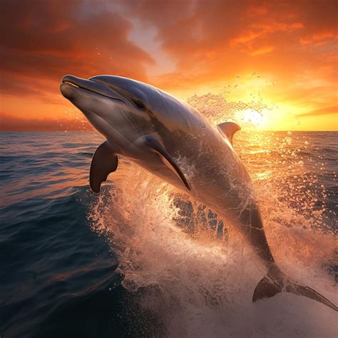 Premium AI Image | background for dolphin