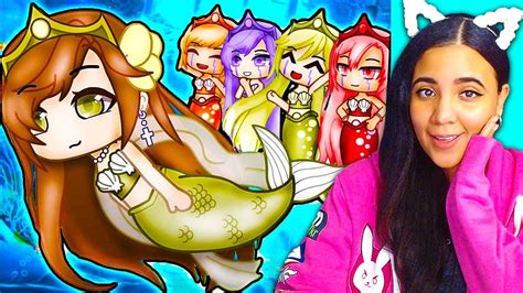 🧜‍♀️☆ MERMAID ☆🧜‍♀️ Gacha Club Mini Movie Love Story Reaction | GCMM - YouTube