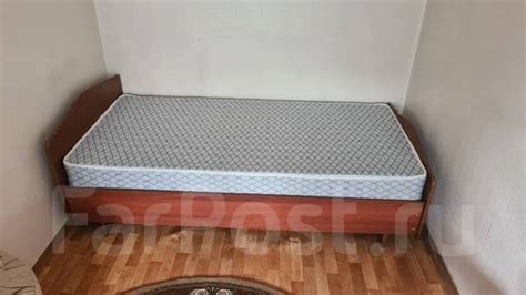 Кровать полутороспальная с матрасом 200х90, б/у, в наличии. Цена: 9 000 ...