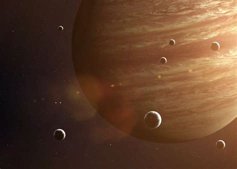 moons orbit jupiter jupiters moon hit   mile wide
