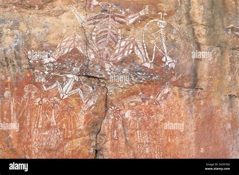 Aboriginal rock art: Ancestral beings Namandjolk-Namarrkon-Barrkinj in ...
