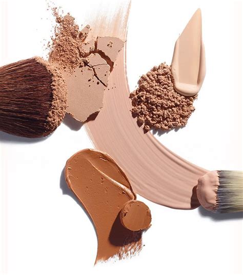 Makeup foundation texture | Предметы макияжа, Макияж тональная основа ...