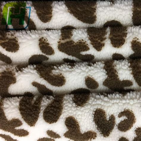 China Printed Sherpa Fleece Fabric Manufacturers, Suppliers - Factory Direct Wholesale - Haoyang