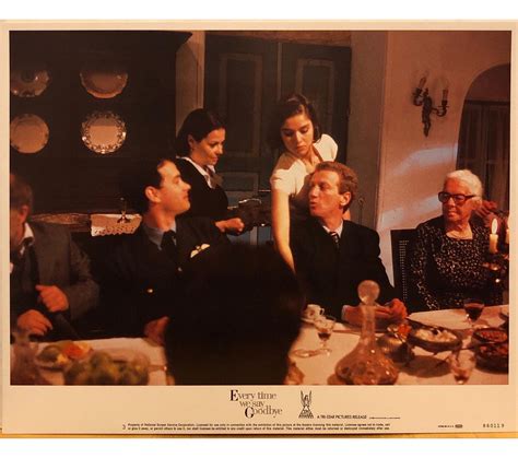 Every Time We Say Goodbye 1986 original vintage lobby card