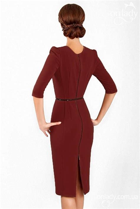 Платье для офиса средней длины | Fashion, Dresses for work, Fashion dresses