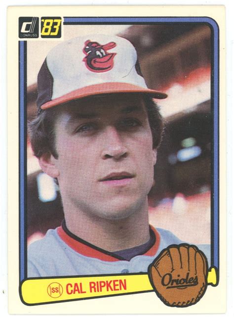 donruss baseball baltimore orioles team set ebay