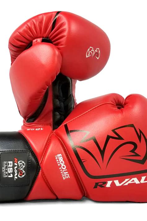 RIVAL GLOVES RS1 V2 BOXING LACE RED - ShopperBoard