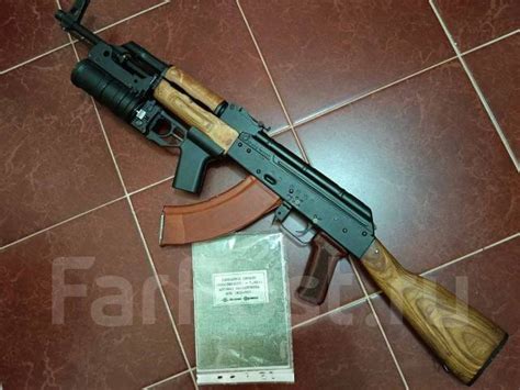 Охолощенный СХП автомат Калашникова АКМ 7,62x39 с ГП-30 (страйкбол ...