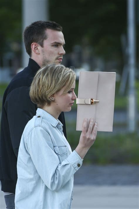 Jennifer Lawrence Banged up Legs - Out in Cologne, Germany - May 2014