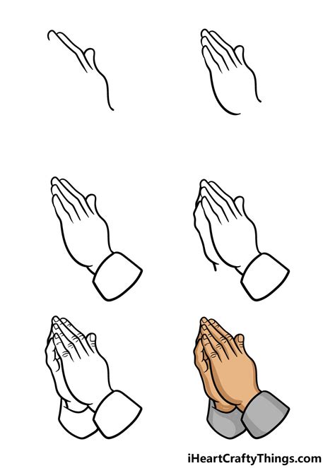 Praying Hands Drawing - How To Draw Praying Hands Step By Step