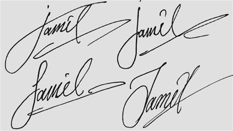 ️ Signatures J | Sign J Alphabet | Customer Signature J | Letter J Sign ...