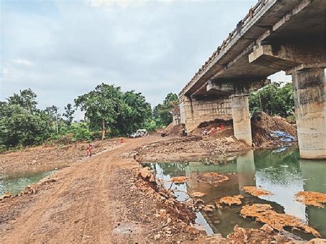 Improvement done by putting cement pipe in the broken culvert of ...