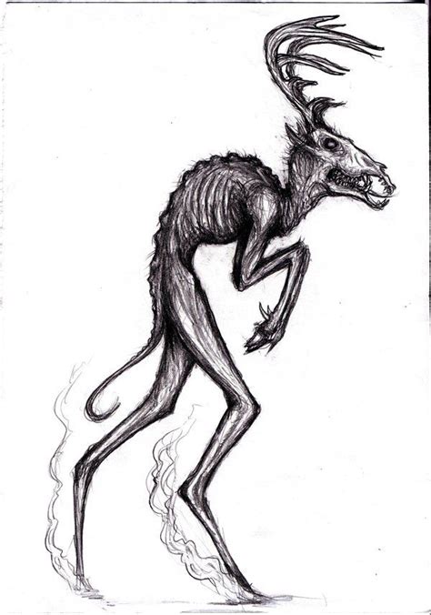Wendigo by KingOvRats.deviantart.com on @DeviantArt | Horror art, Scary ...