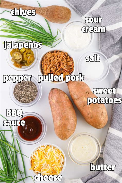 Loaded Pulled Pork Baked Sweet Potato - The Happier Homemaker